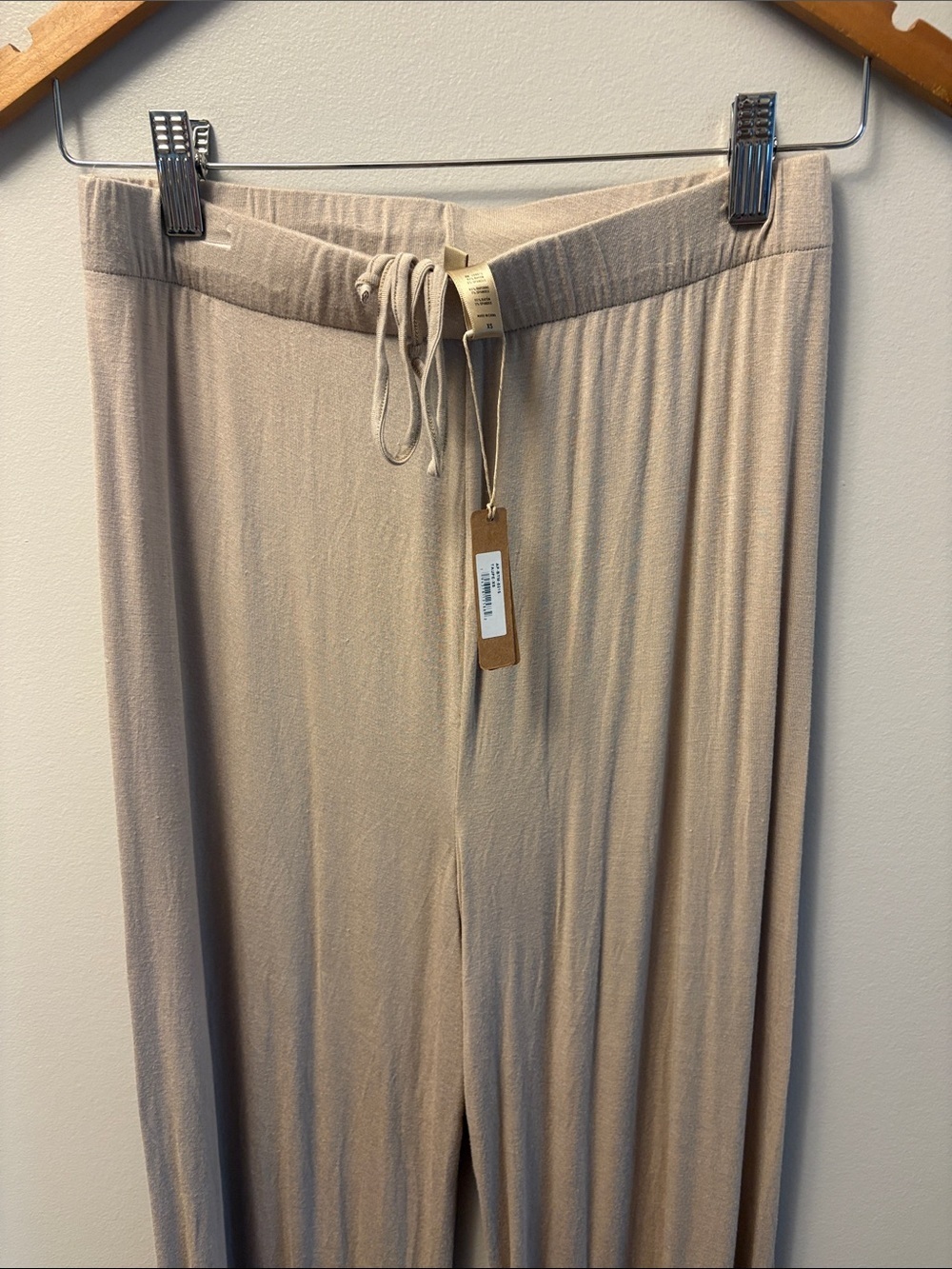 NWT Skims Taupe Wide Leg Lounge Pants Size XS - Picture 2 of 6